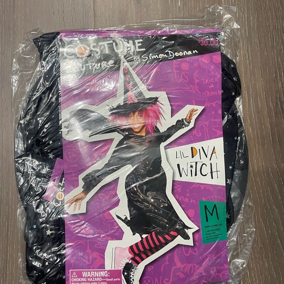 2010 costume couture by Simon Doonan Lil Diva witch. NWT med - Picture 2 of 3